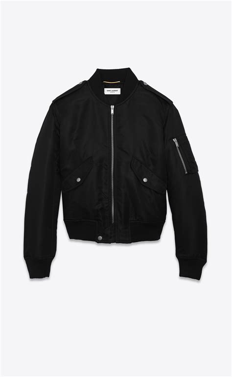 ysl bomber jacket womens|yves saint laurent jacket men.